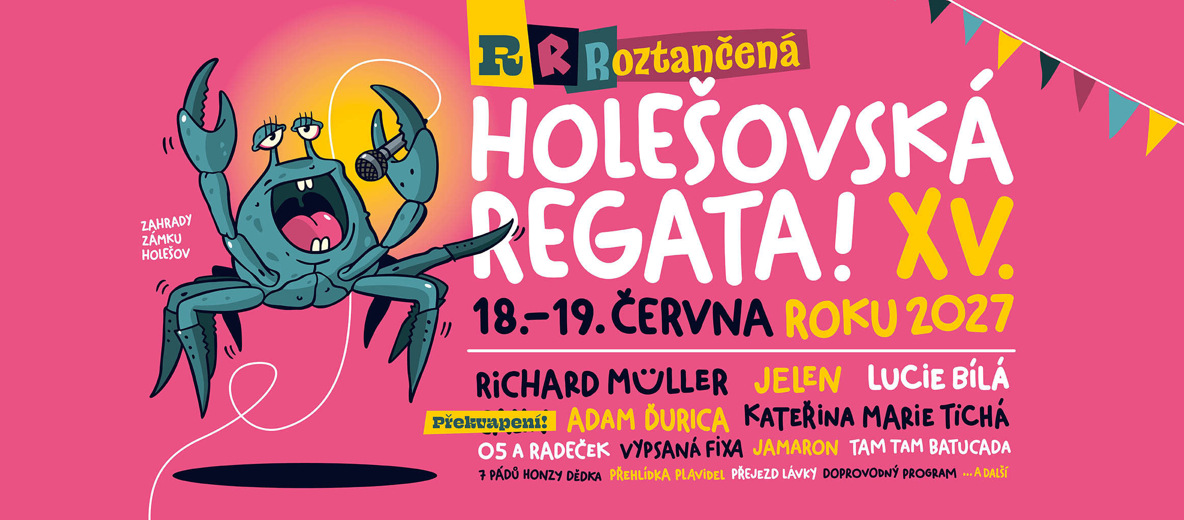 XV. Holešovská Regata odtajňuje program